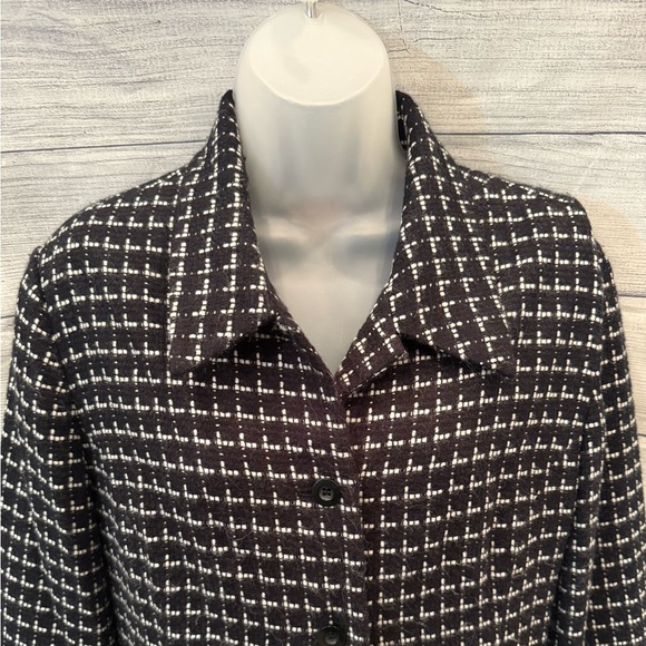 STYLE & CO Women's Black and White Jacket/size 12 - Picture 2 of 8